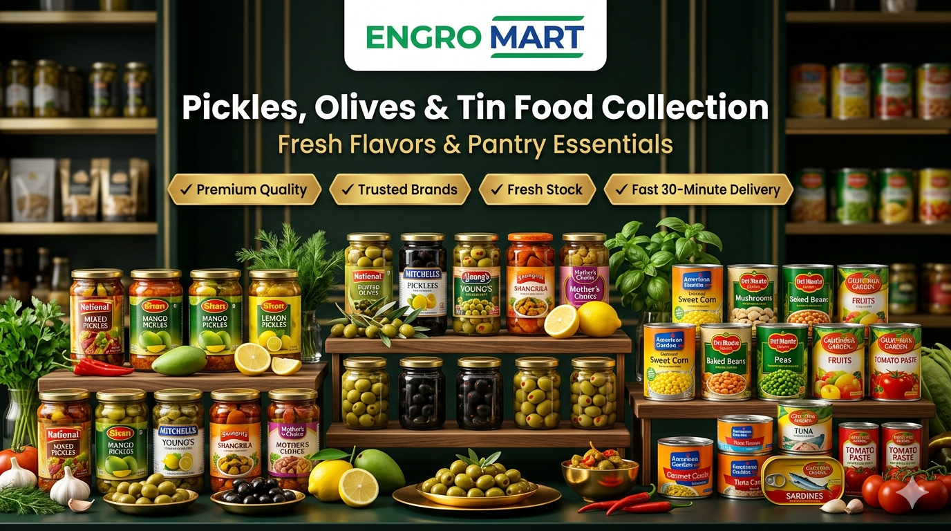 Pickle Olives & Tin food