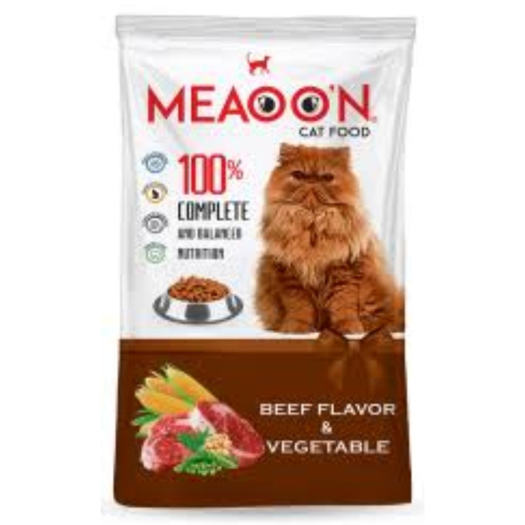 Meaoon Cat Food Beef & Vegetble 1KG