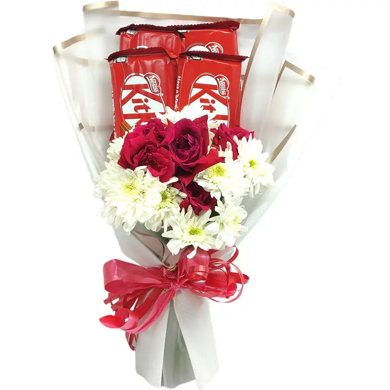 MINI ROSE & CHOCOLATE BOUQUET
