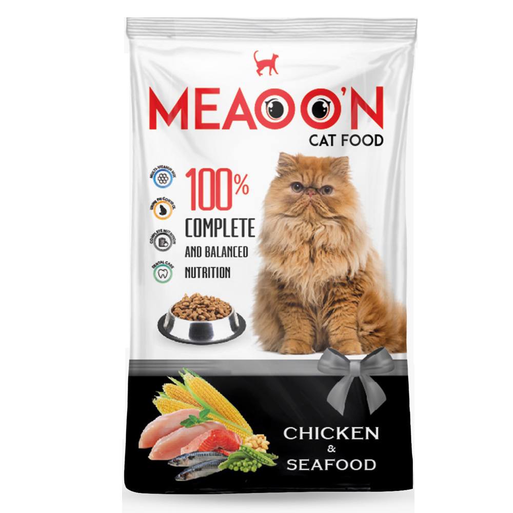 Meaoon Cat Food Chicken & Seafood